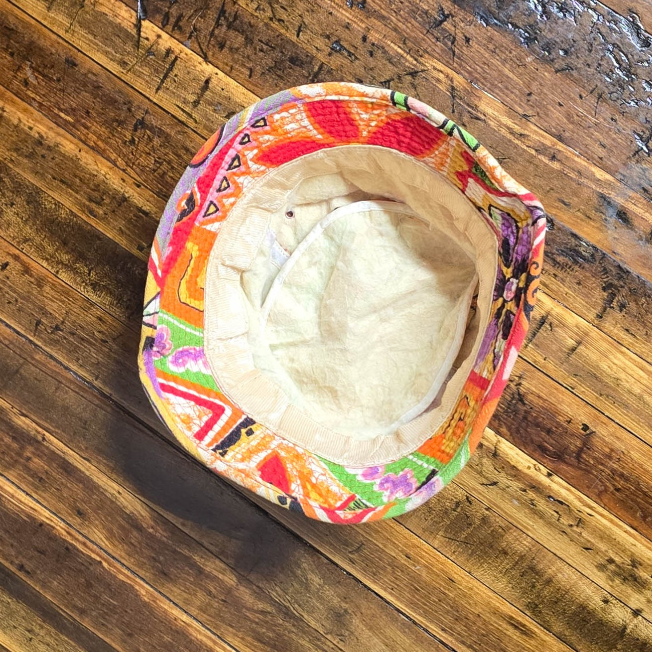 Vintage 1960 Hawaiian Bucket Hat