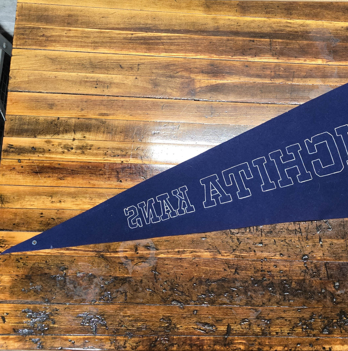 Vintage 1940s Wichita Kansas Pennant