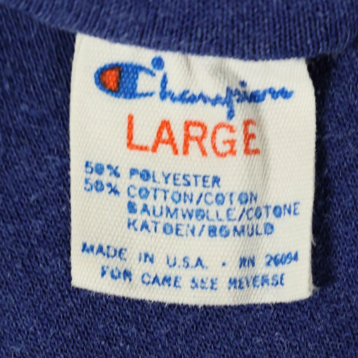 Vintage 1980s Champion Double-Face Reversible Collegiate Spartans T-Shirt