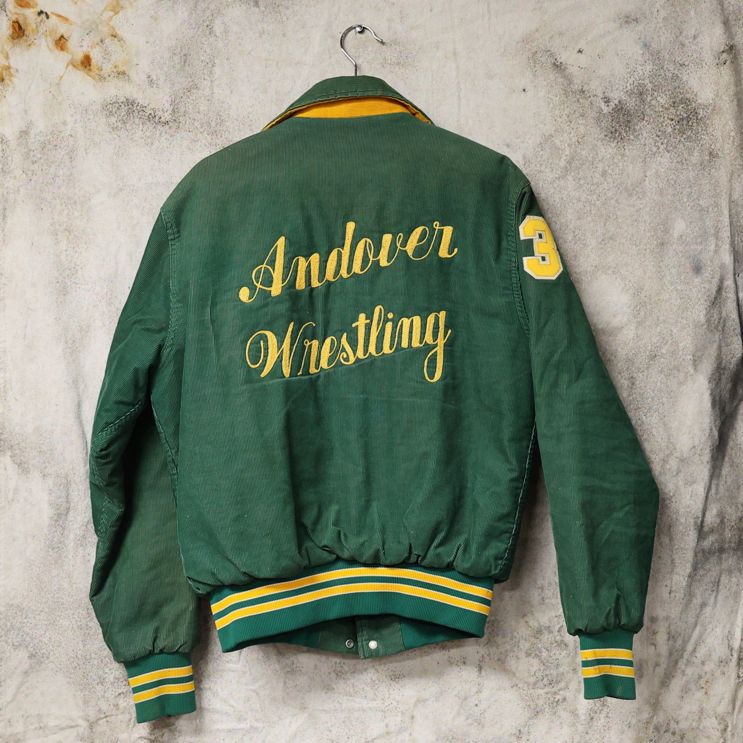 Vintage 1970s Andover Wrestling Chainstitch Corduroy Jacket