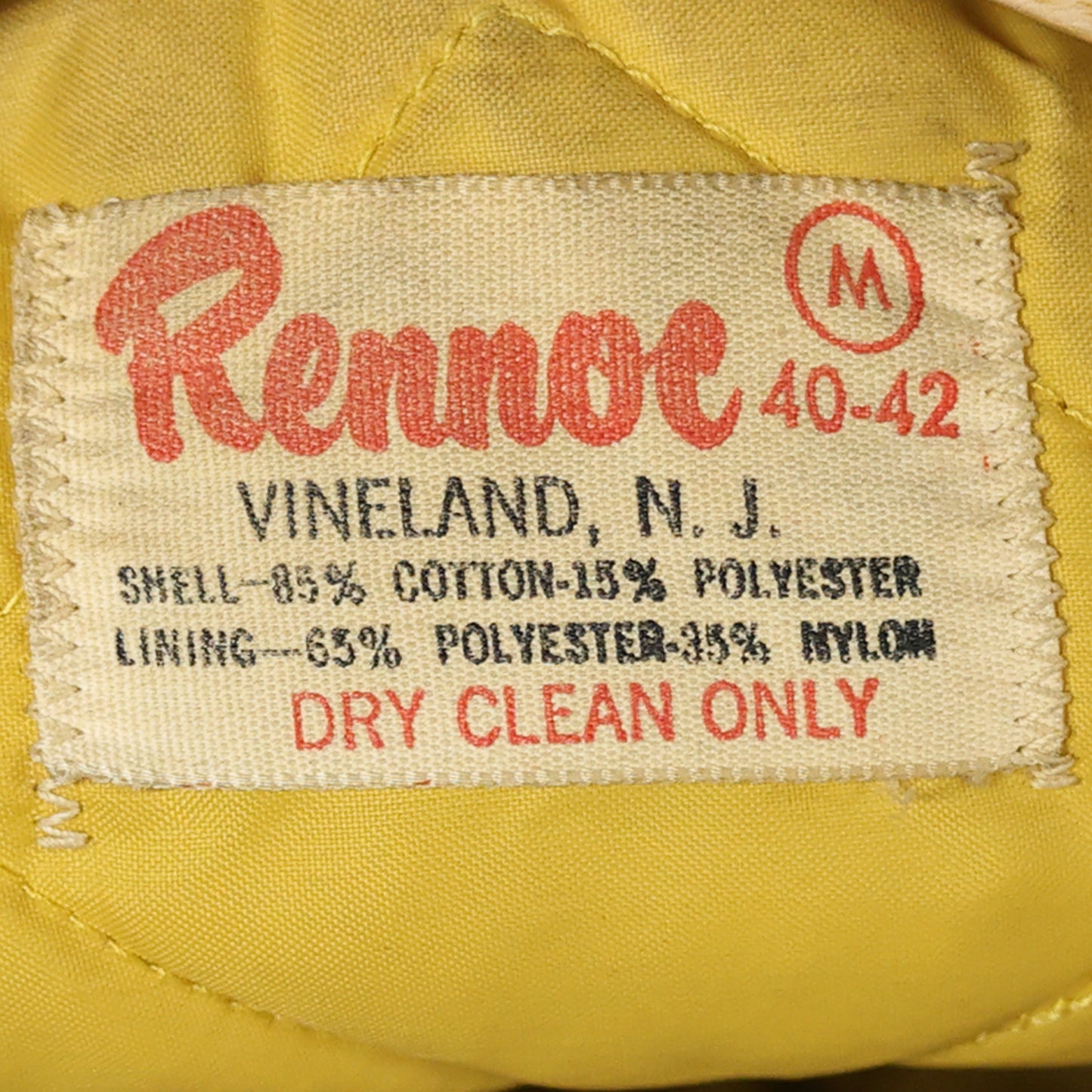 Vintage 1970s Andover Wrestling Chainstitch Corduroy Jacket