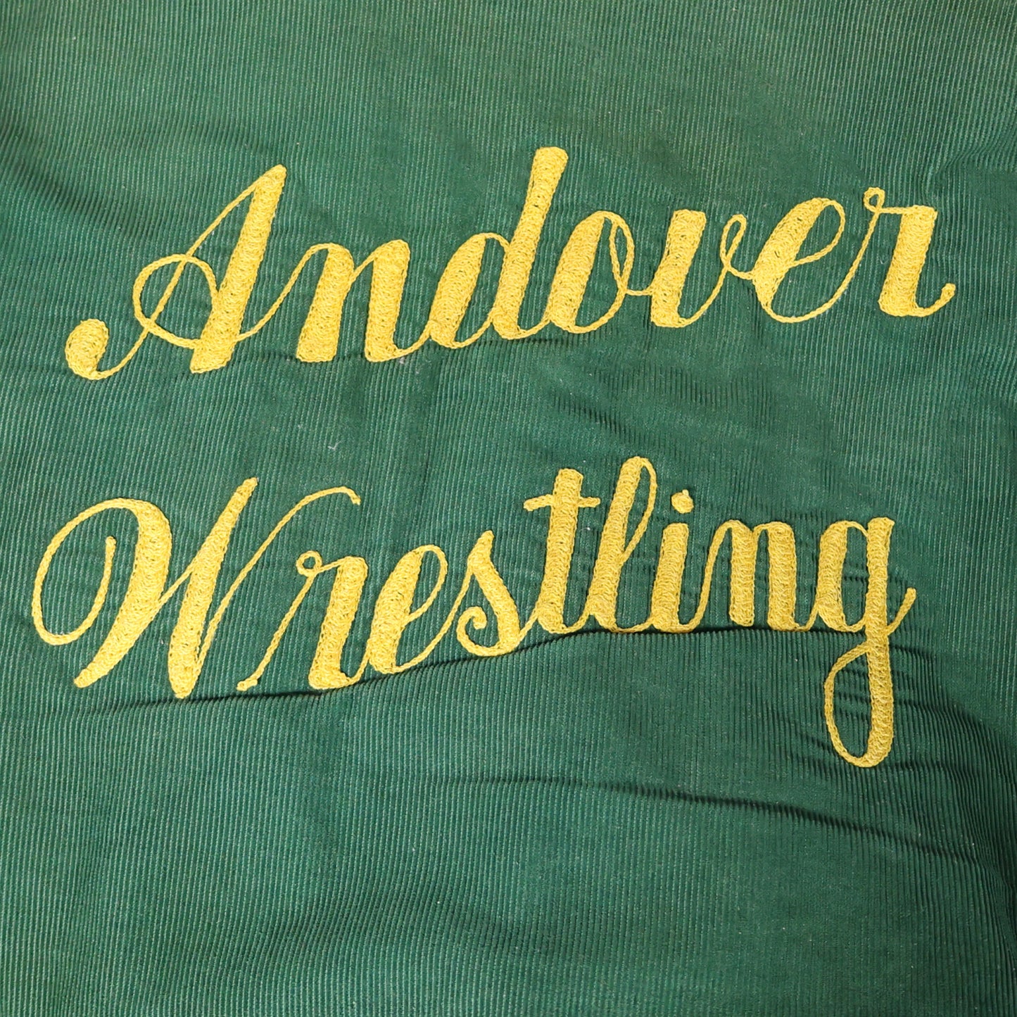 Vintage 1970s Andover Wrestling Chainstitch Corduroy Jacket