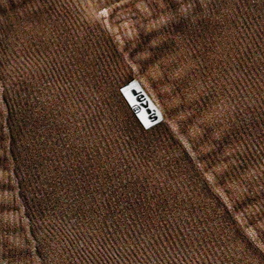 Vintage 1970s Levi's White Tab 519 Straight-Leg Corduroy Pants