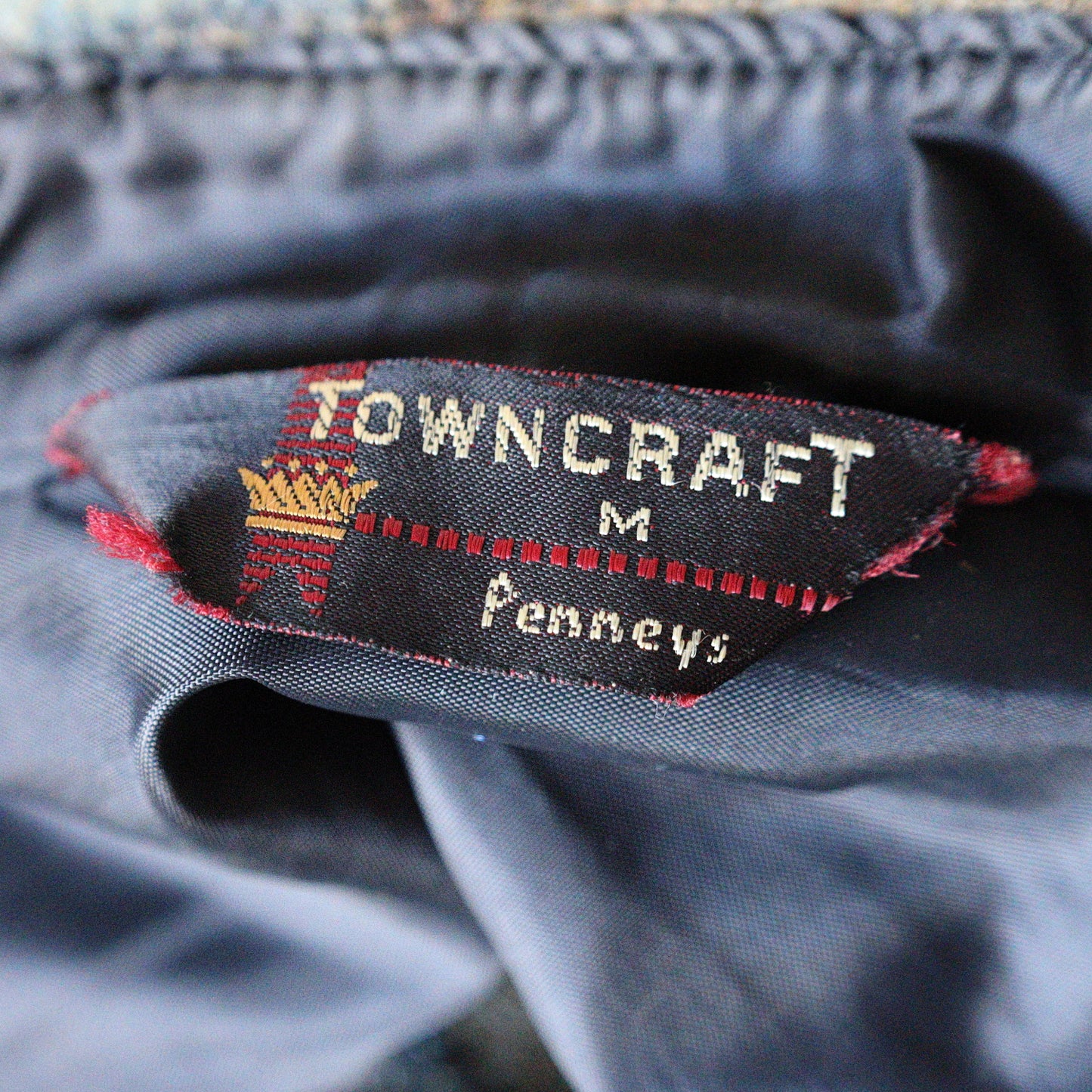 Vintage 1960s Towncraft Heavy Wool Flannel Button Up Shirt