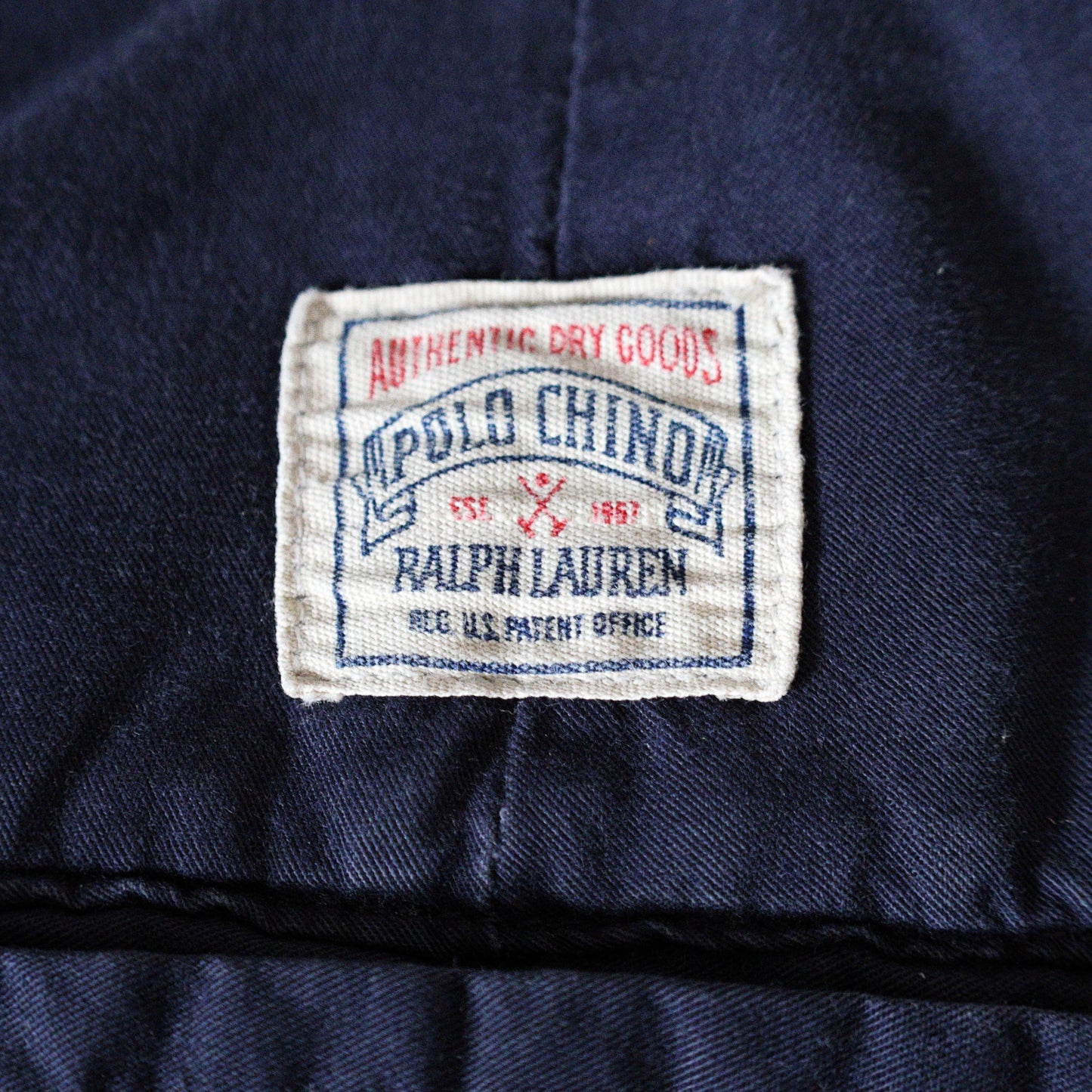 Vintage 1980s Polo Chinos Navy Ralph Lauren Pants