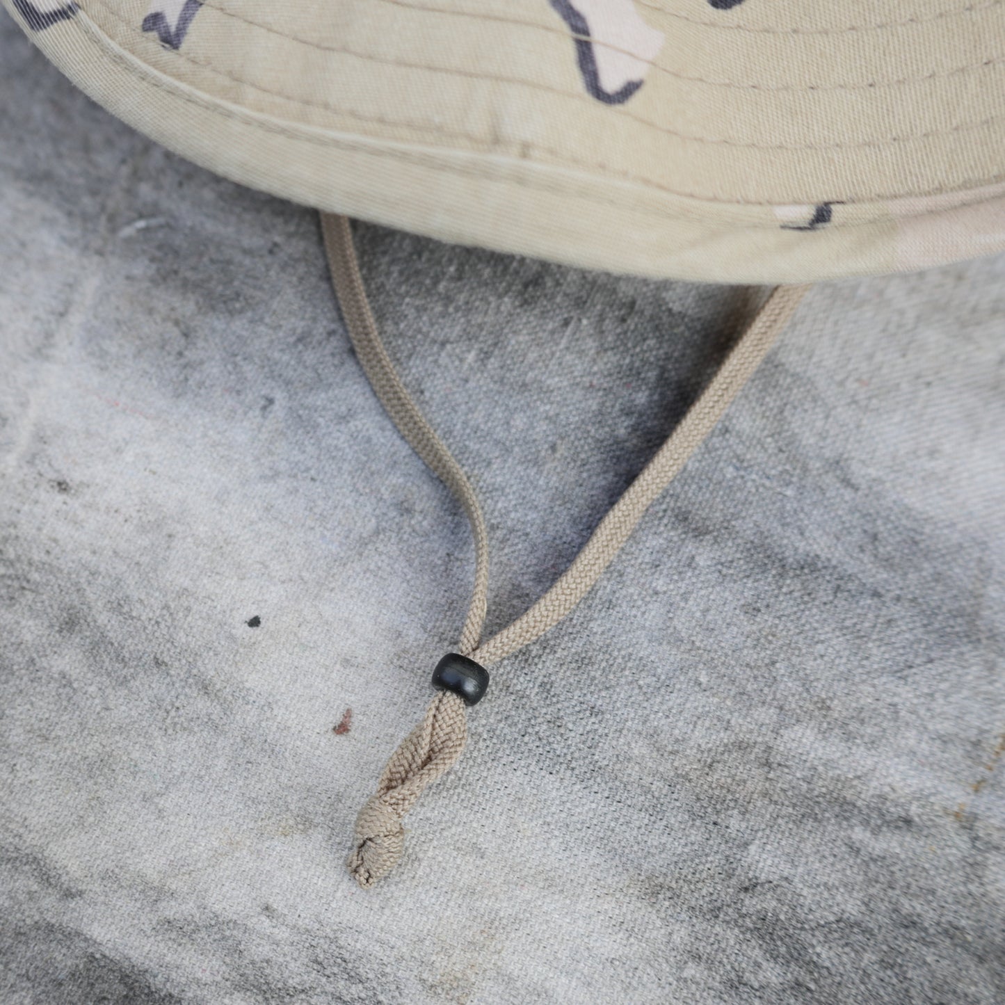 Vintage 1990s Military Hot-Weather Type 2 Chocolate Chip Camouflage Boonie Hat