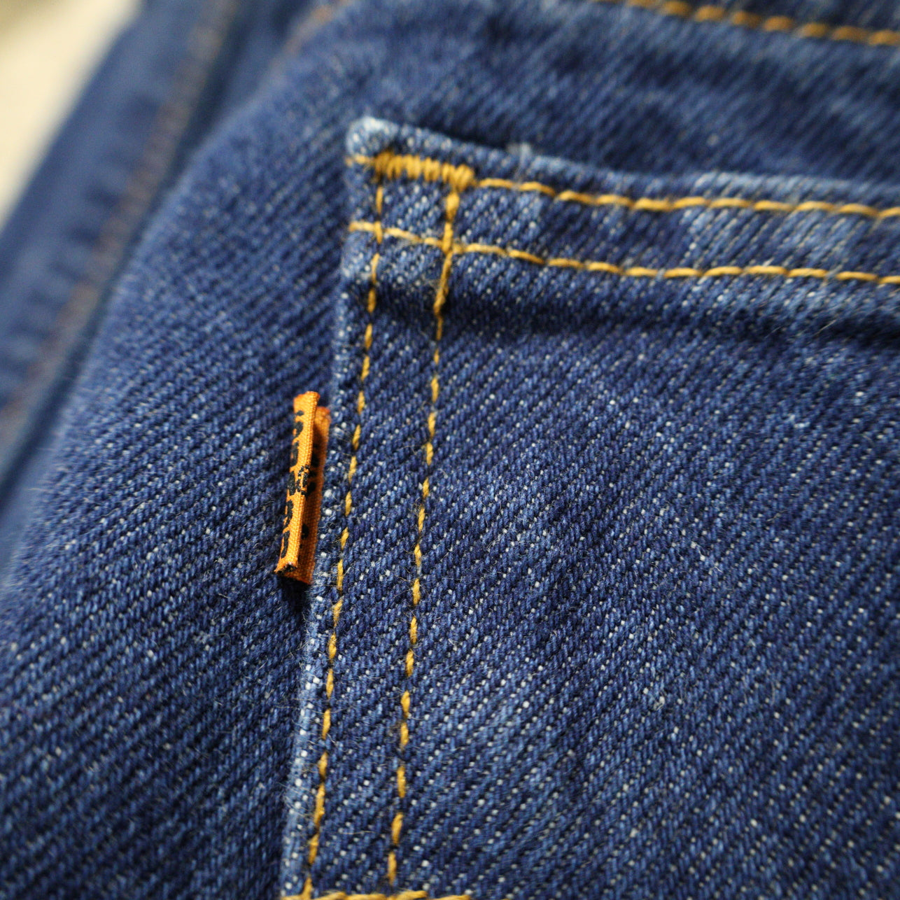 Vintage 1980s Levi's 517 Orange Tab Boot Cut Denim Jeans