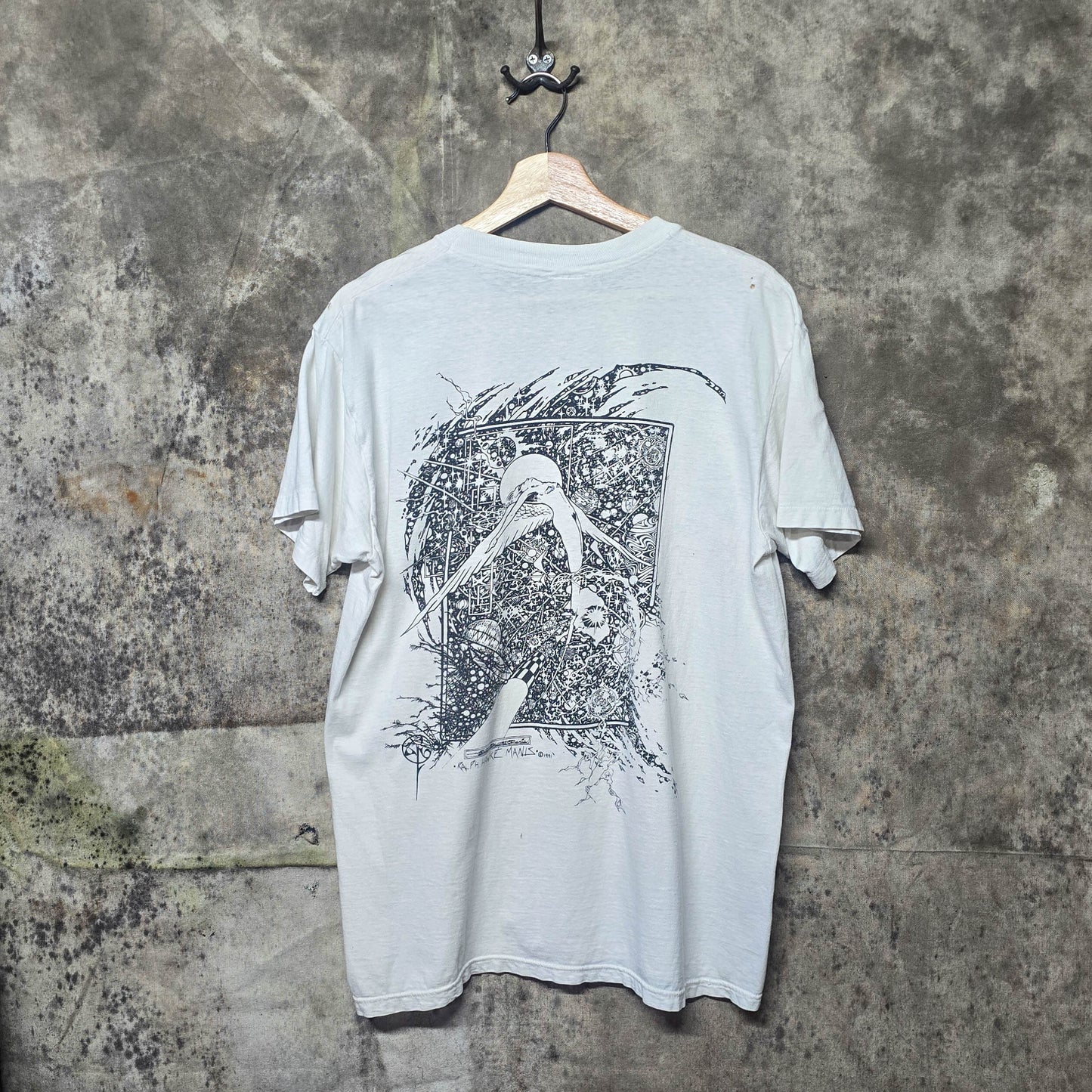 Vintage 1991 Ralph Hawk Mannis Jimi Hendrix Shirt