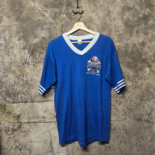 Vintage 1970s Grateful Dead V-Neck Ringer Shirt