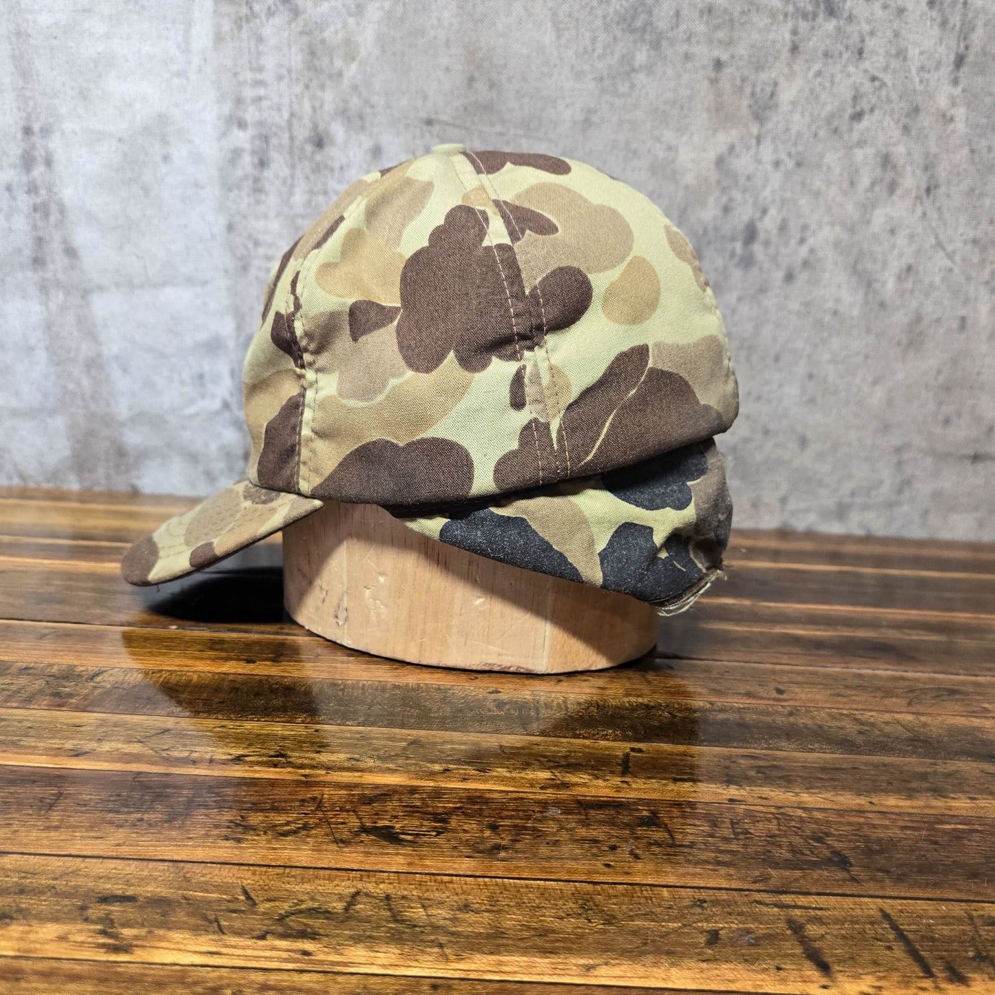 1980s Duck Camo Insulated Hunting Cap