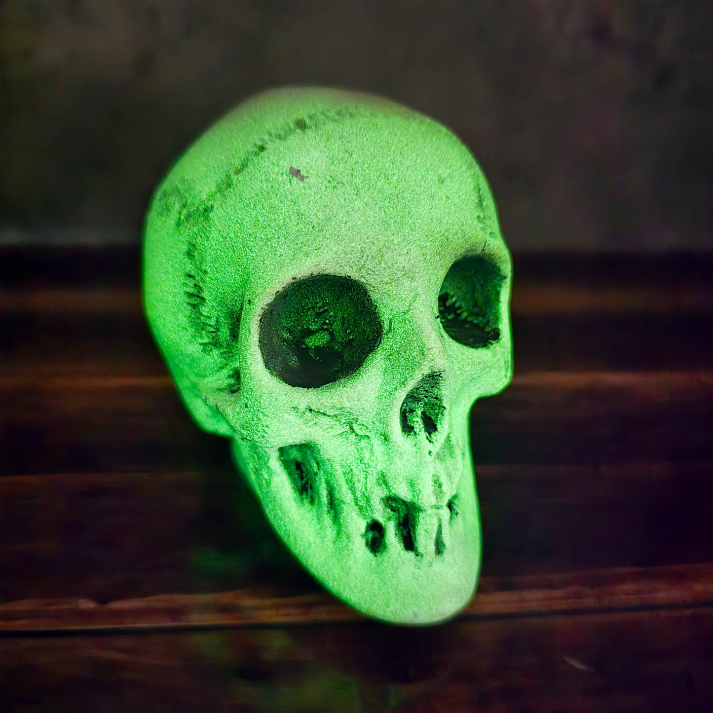1970s Disneyland Randotti Glow-In-The-Dark Skull
