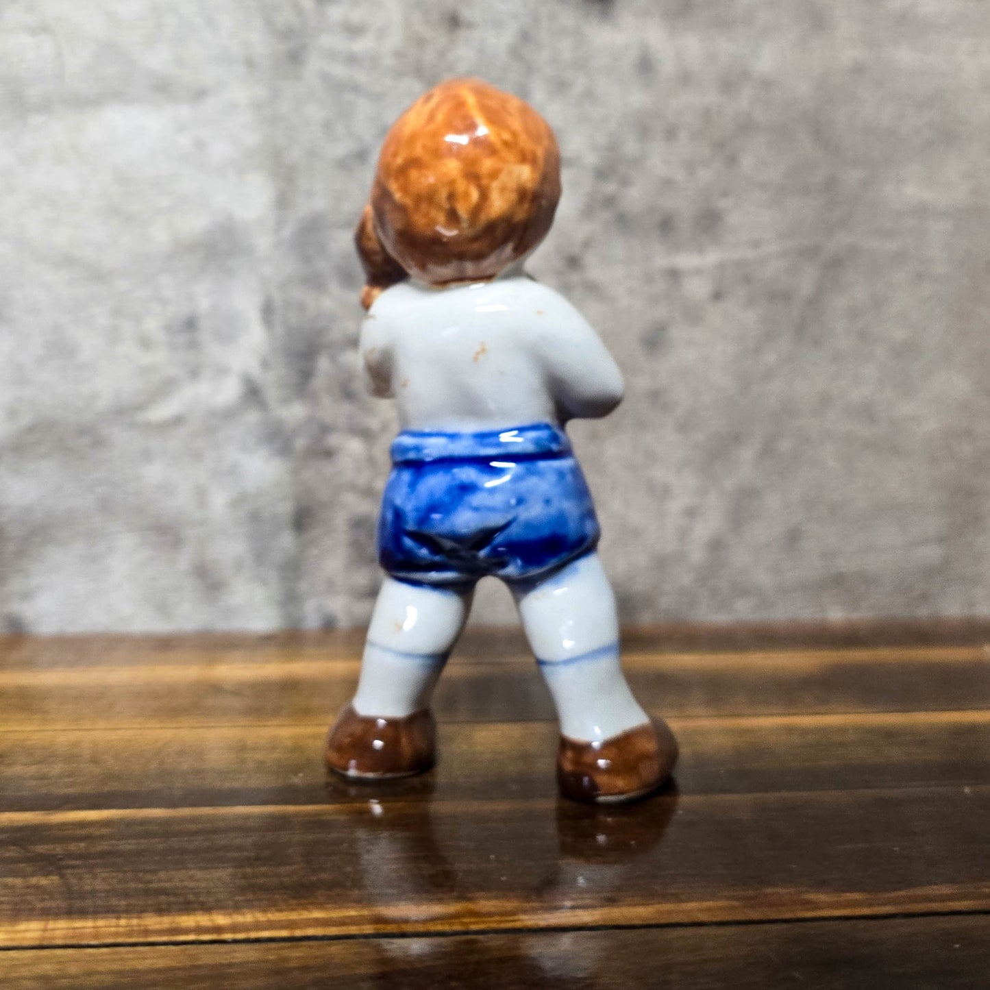 Vintage 1940s Occupy Japan Boxer Boy Ceramic Boxer