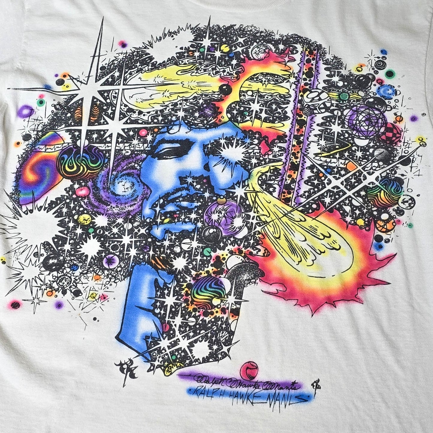 Vintage 1991 Ralph Hawk Mannis Jimi Hendrix Shirt