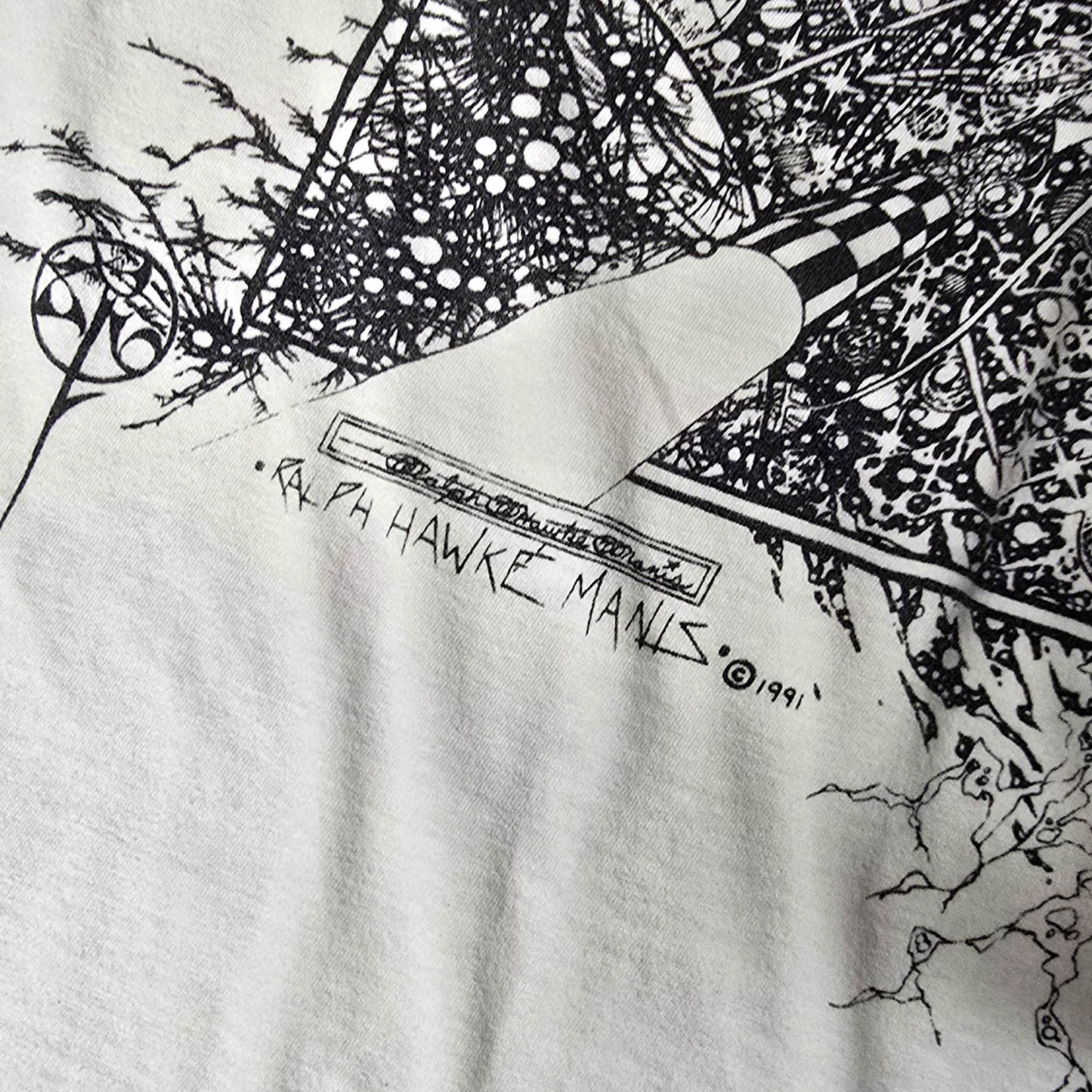 Vintage 1991 Ralph Hawk Mannis Jimi Hendrix Shirt