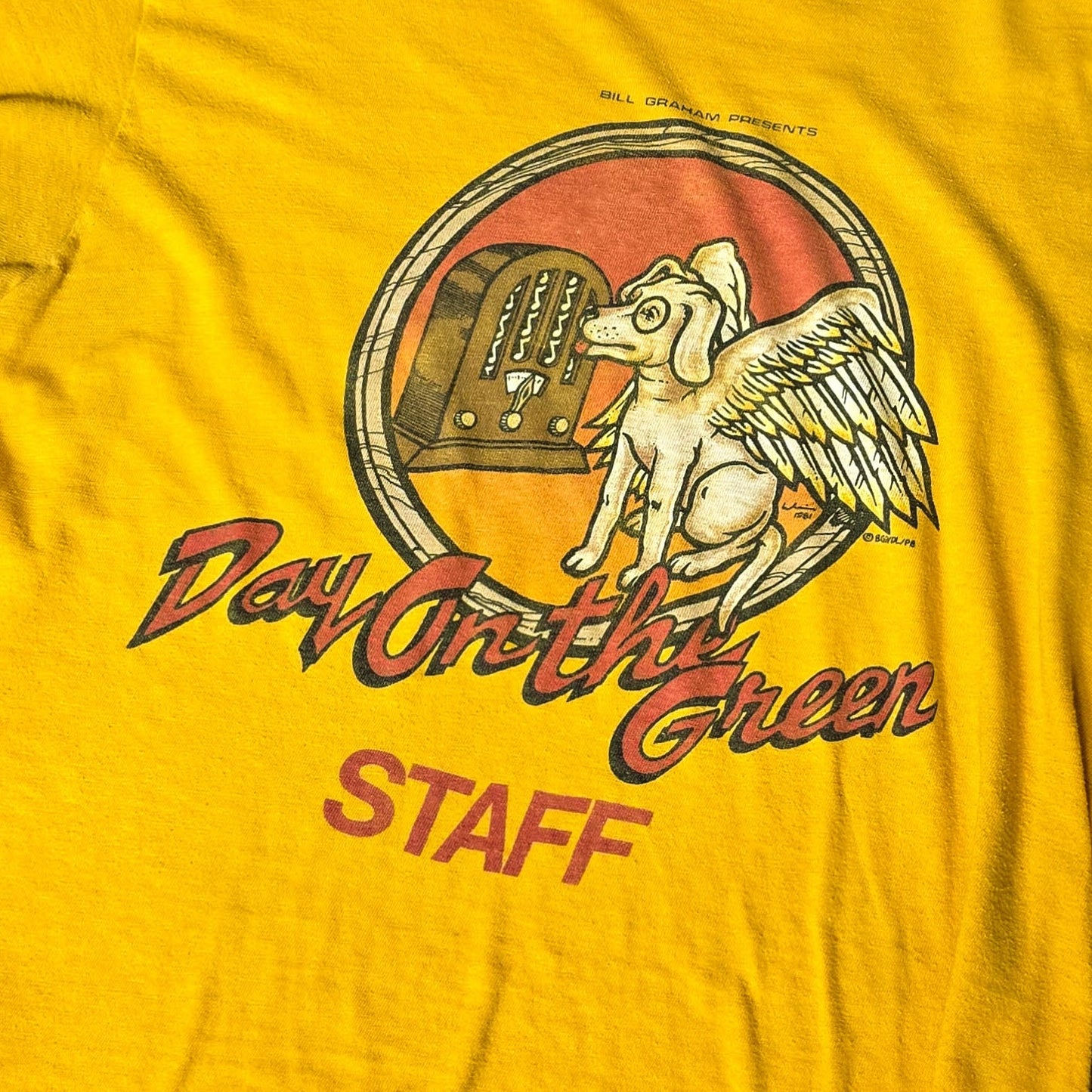 Vintage 1981 Bill Graham Day On The Green Staff