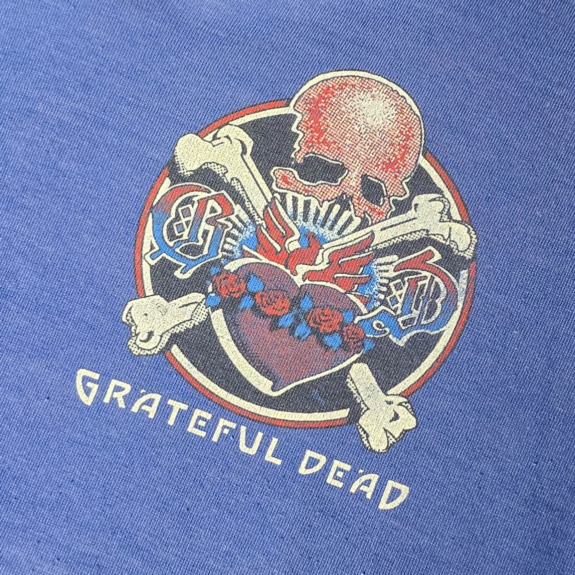 Vintage 1970s Grateful Dead V-Neck Ringer Shirt