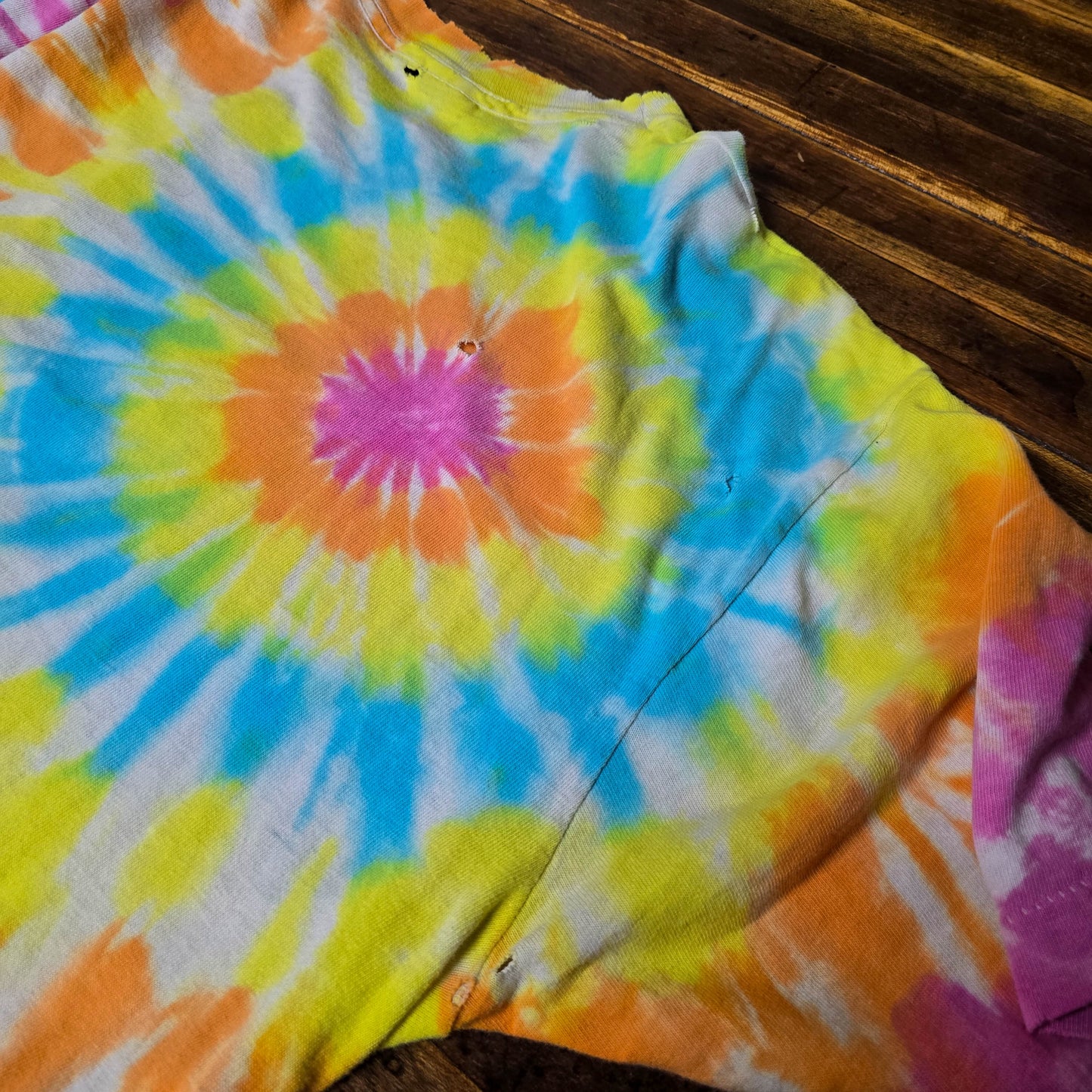 Vintage 1990s Ben & Jerry's Wavy Gravy Tie Dye Shirt