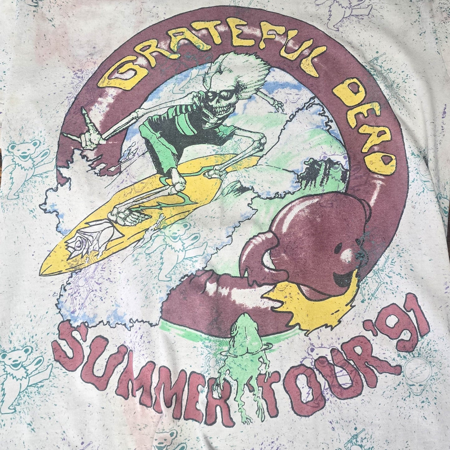 Vintage 1991 Grateful Dead Summer Tour All Over Print (AOP) Shirt