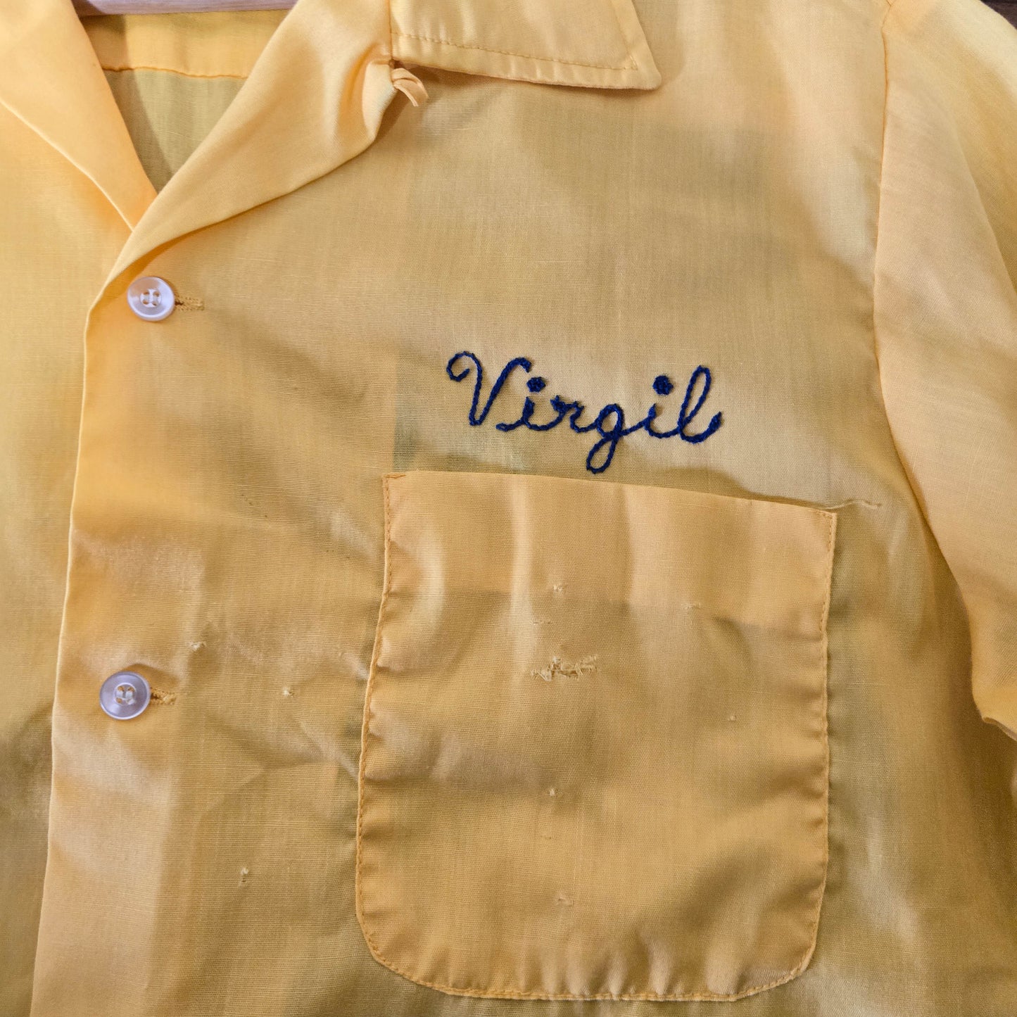 Vintage 1960s Powell Photography Topeka, Kansas Bowling Shirt