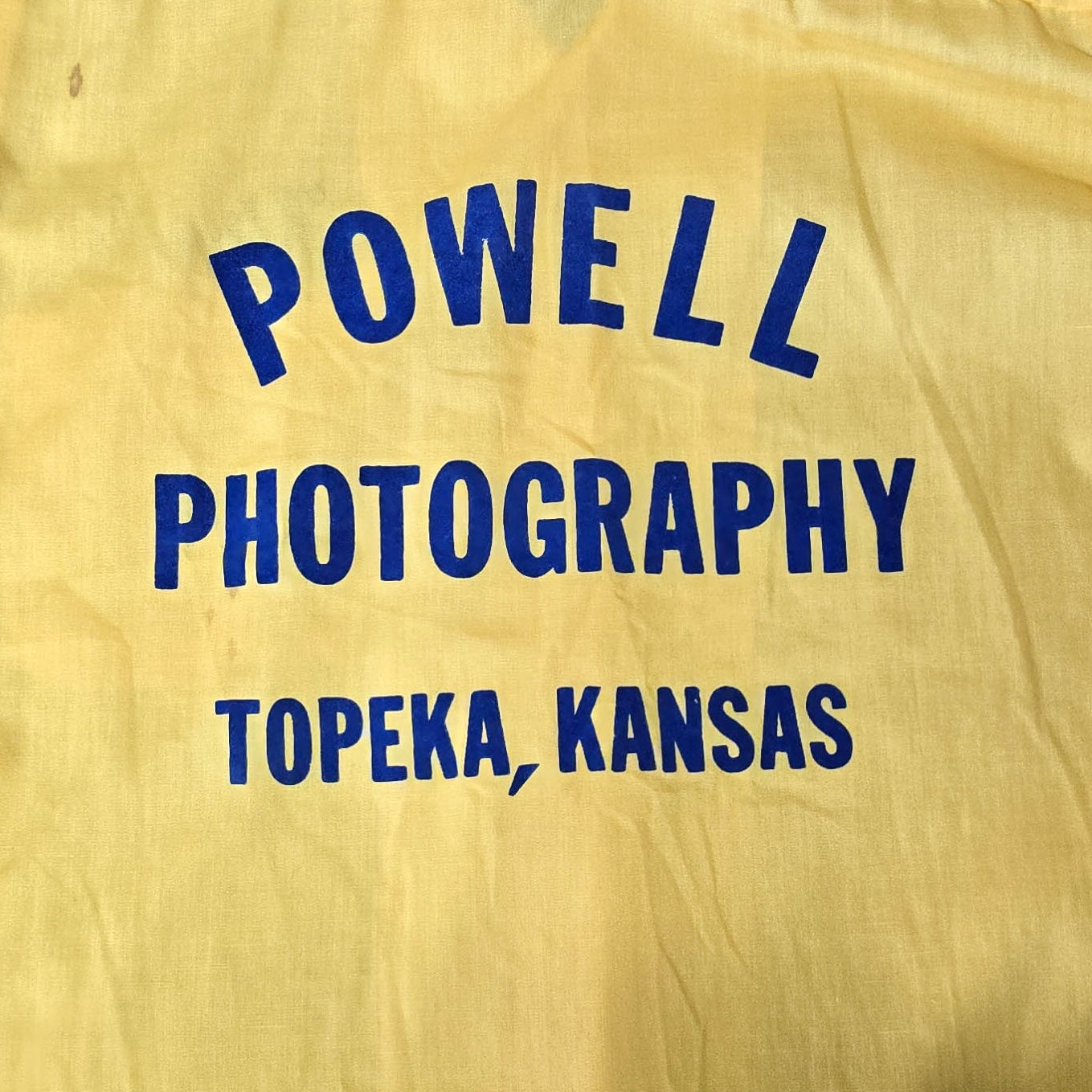 Vintage 1960s Powell Photography Topeka, Kansas Bowling Shirt
