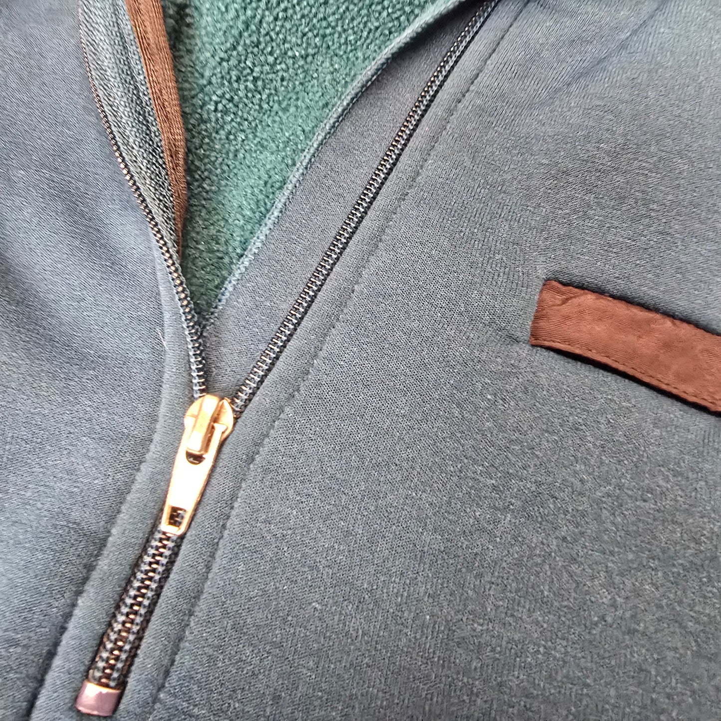 Vintage 1990s Patagonia Quarter Zip Fleece Liner Pulllover Sweatshirt