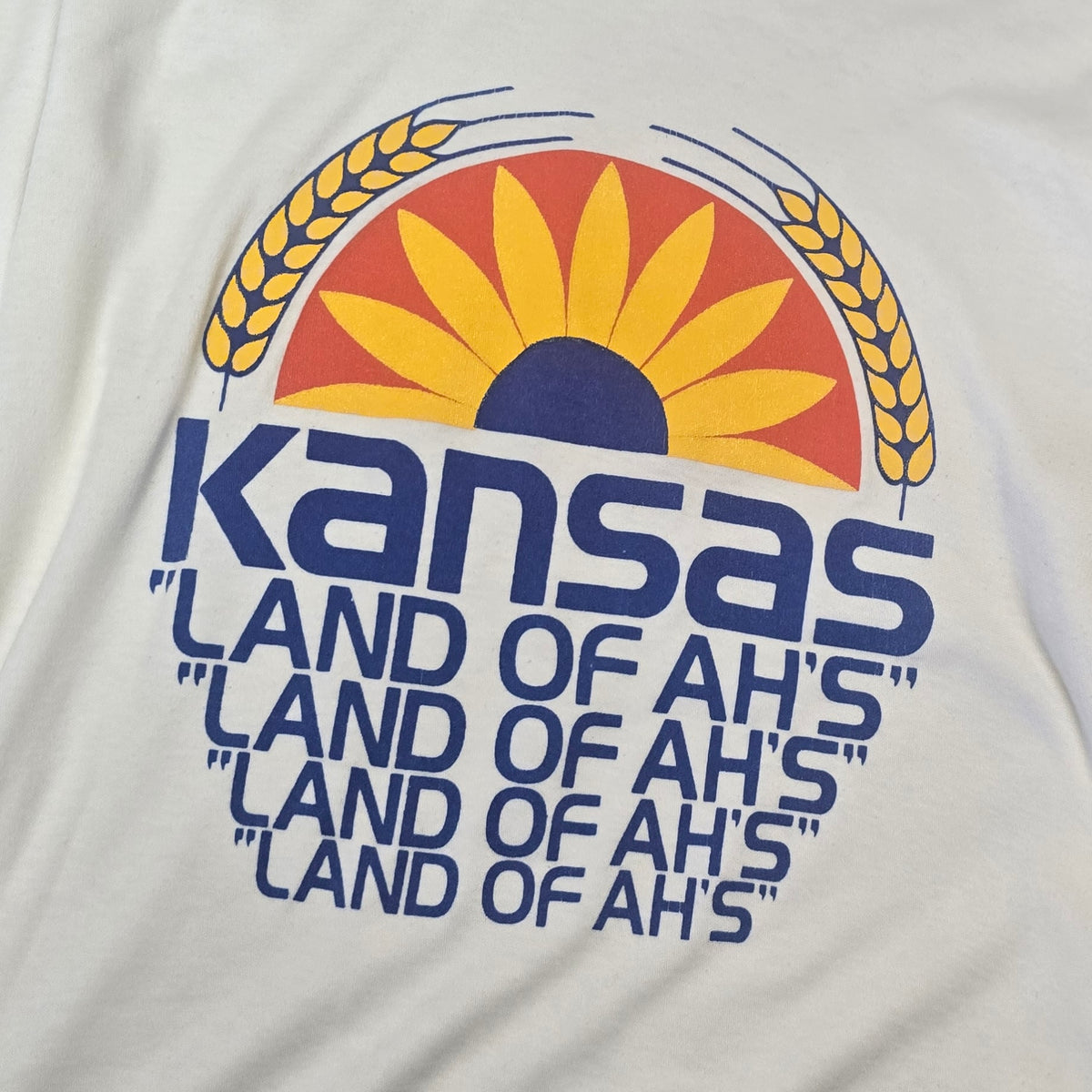 Vintage 1980s Kansas Land of Ah’s Longsleeve Shirt