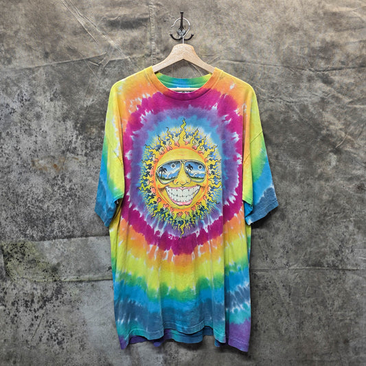 Vintage 1991 Jerry Jaspar Designs Sun Tie Dye Shirt