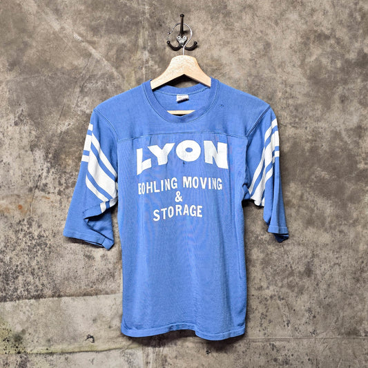 Vintage 1960s Lyon Moving and Storage Durene Jersey Shit
