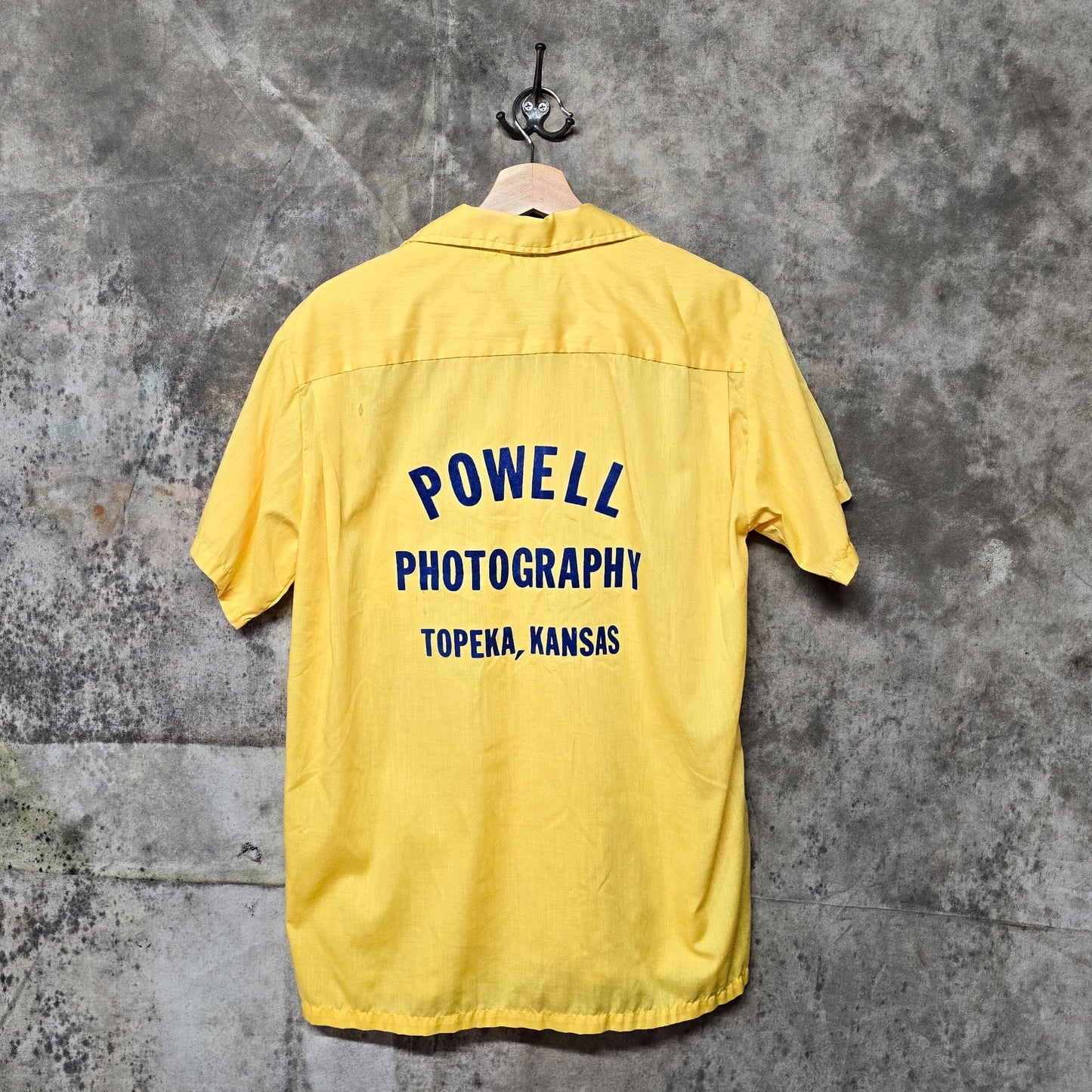 Vintage 1960s Powell Photography Topeka, Kansas Bowling Shirt