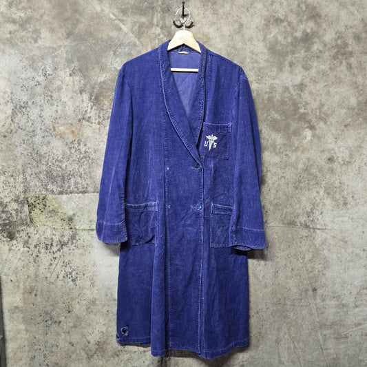 Vintage 1950s US Military Corduroy Convalescent Bathrobe