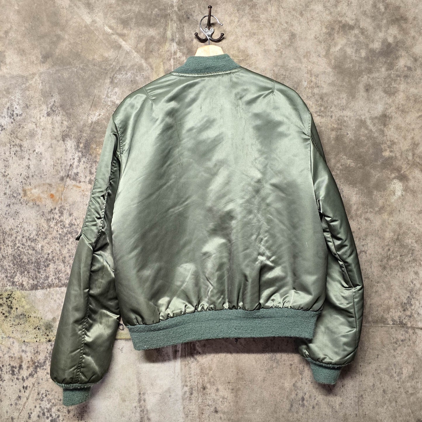 Vintage 1970s MA-1 Reversible Military Bomber Jacket