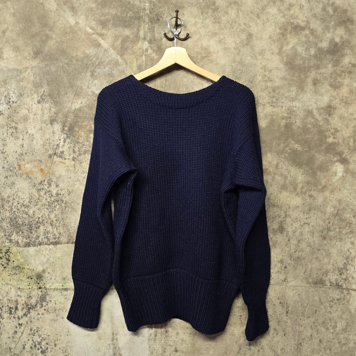 Vintage 1930s Holy Cross Chenille Patch Wool Varsity Sweater