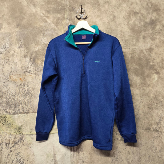 Vintage 1980s Patagonia Capilene Quarter Zip Pullover Sweatshirt