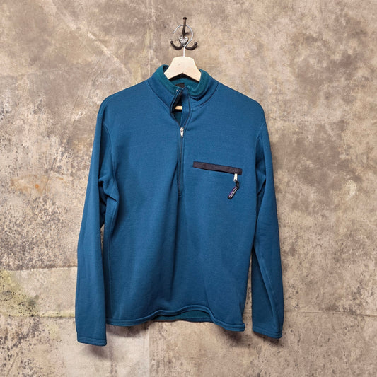 Vintage 1990s Patagonia Quarter Zip Fleece Liner Pulllover Sweatshirt