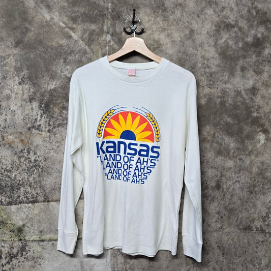 Vintage 1980s Kansas Land of Ah’s Longsleeve Shirt