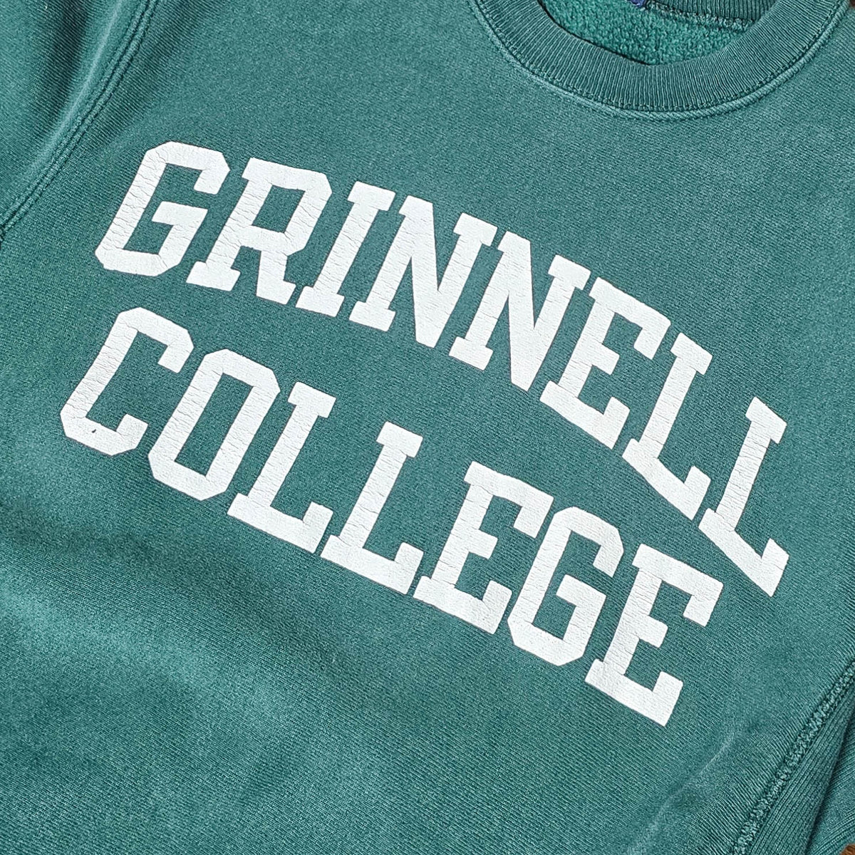 Vintage 1980s Grinnell College Jansport Reverse Weave Crewneck Sweatshirt