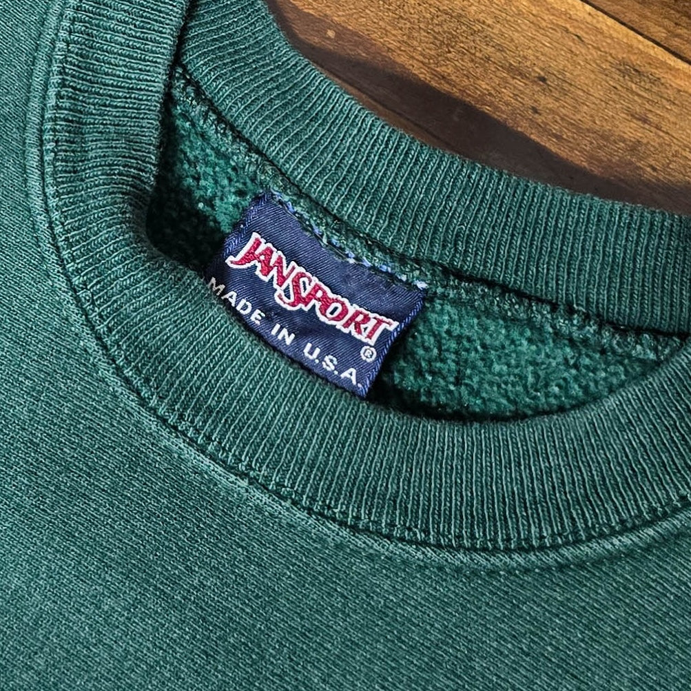 Vintage 1980s Grinnell College Jansport Reverse Weave Crewneck Sweatshirt