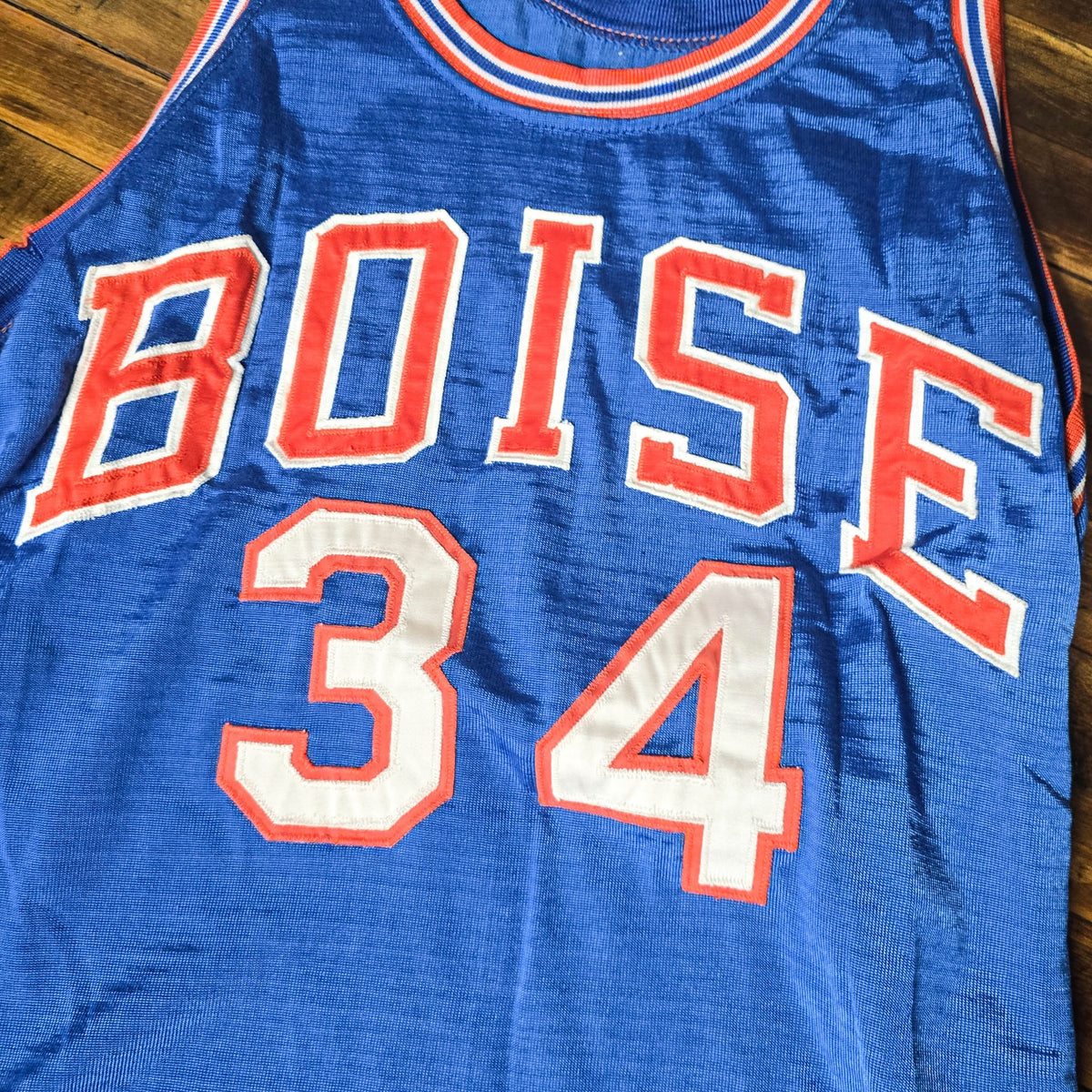 Vintage 1970s Boise State College Basketball Jersey