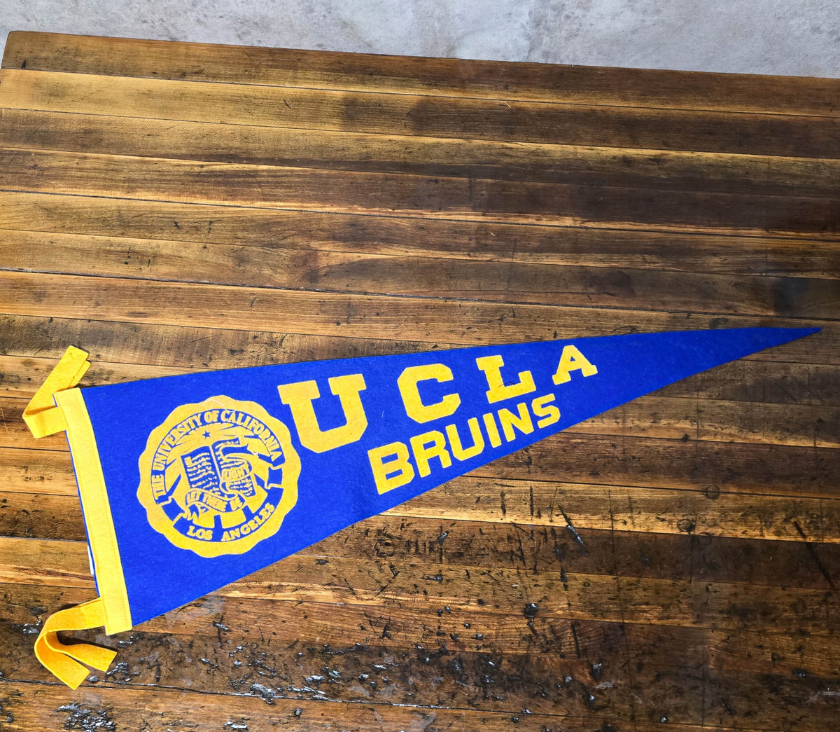 Vintage 1970s UCLA Bruins Felt Pennant