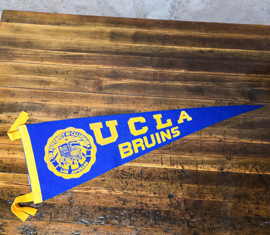 Vintage 1970s UCLA Bruins Felt Pennant