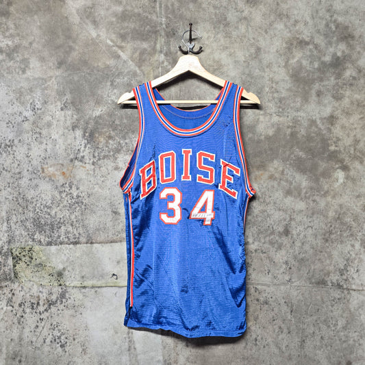 Vintage 1970s Boise State College Basketball Jersey