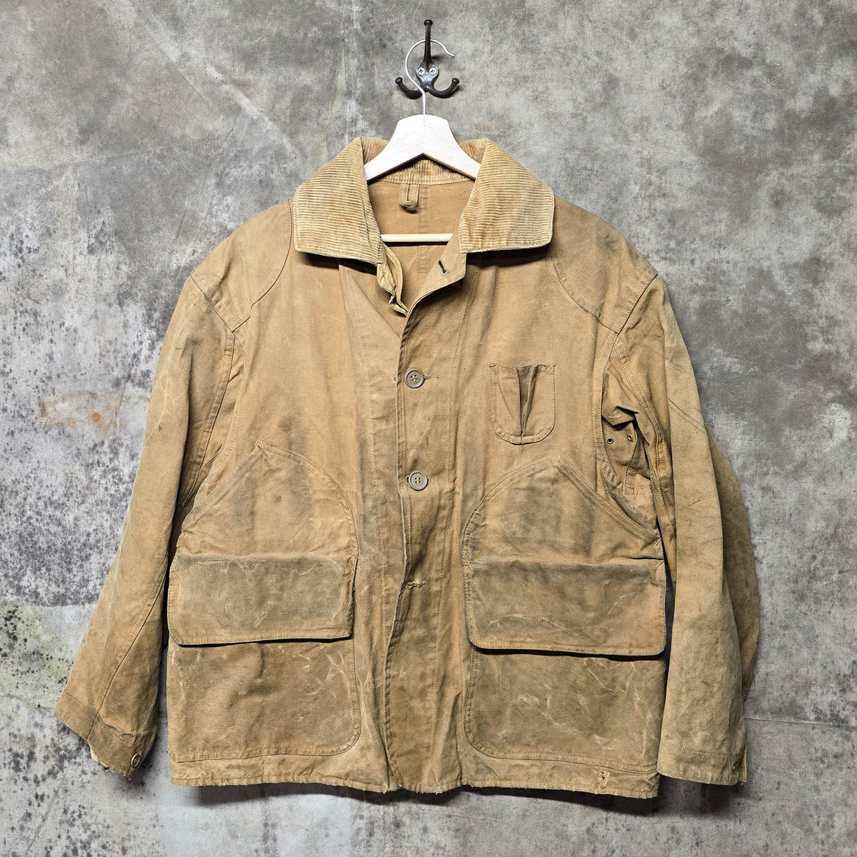 Vintage 1930s Montgomery Wards Western Field Duck Canvas Hunting Jacket