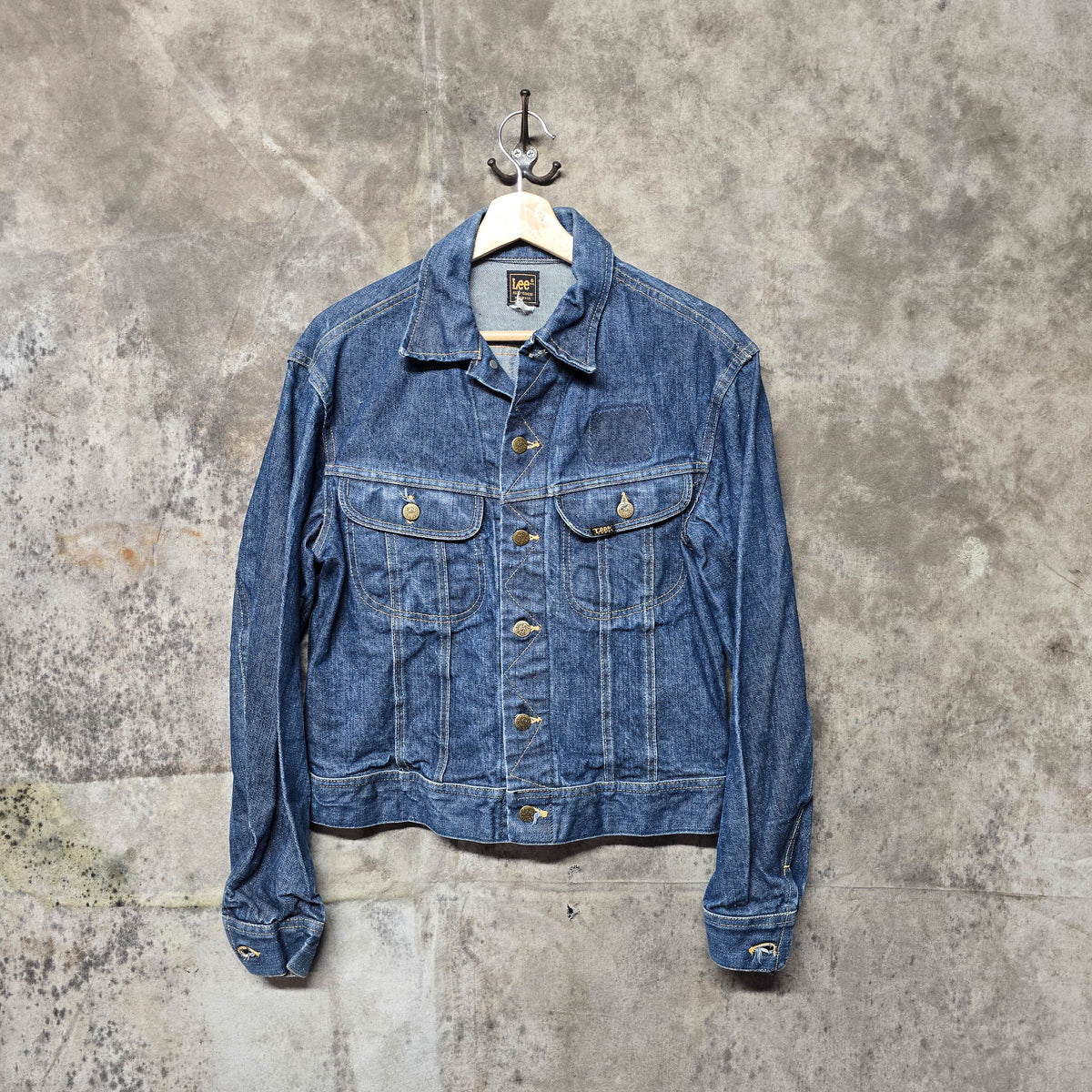 Vintage 1980s Lee 2 Pocket Denim Jacket