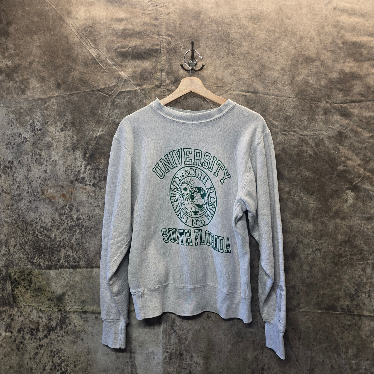 Vintage 1980s University Of South Florida Reverse Weave Crewneck Sweatshirt