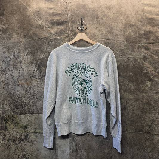 Vintage 1980s University Of South Florida Reverse Weave Crewneck Sweatshirt