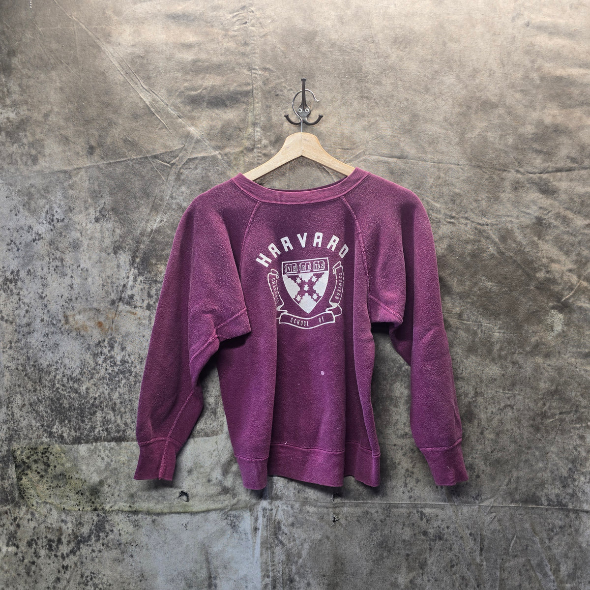 Vintage 1960s Harvard School Of Business Graduate Crewneck Sweatshirt