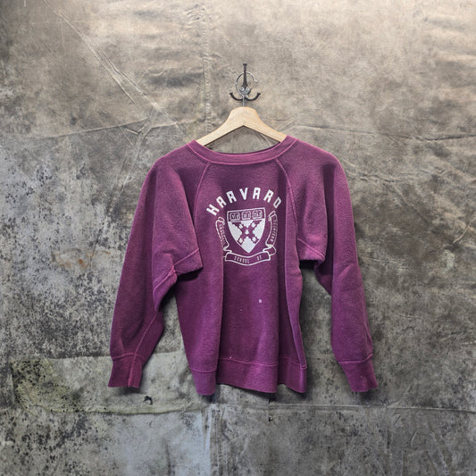 Vintage 1960s Harvard School Of Business Graduate Crewneck Sweatshirt