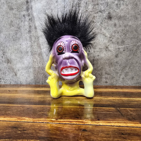 Vintage 19560s Kreiss & Company Psycho Ceramics Novelty Figurine