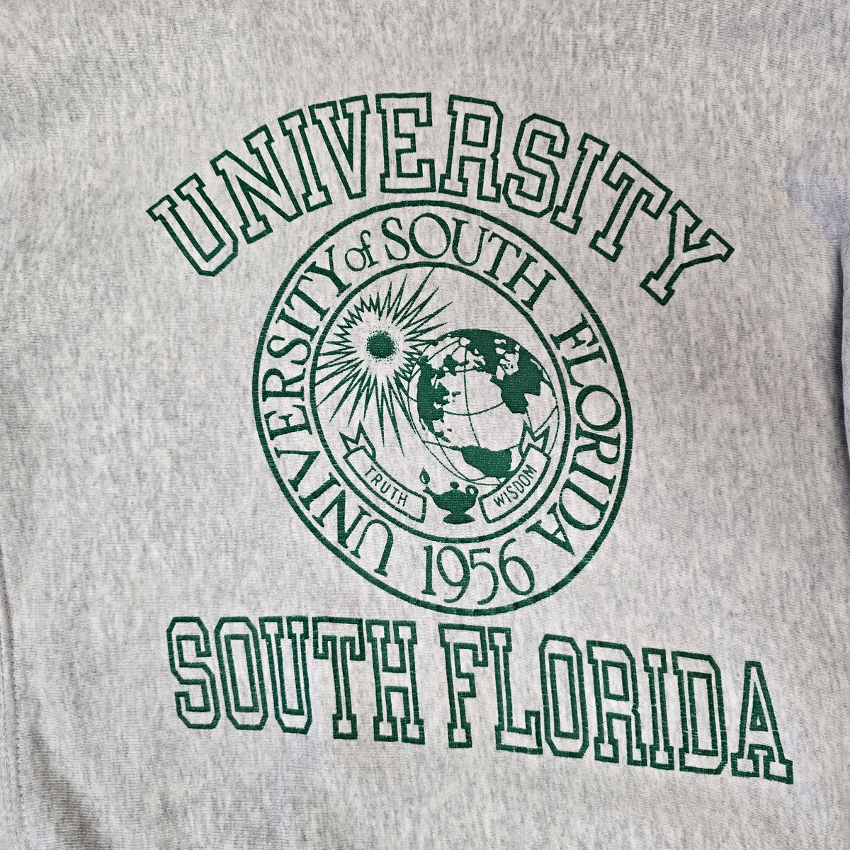 Vintage 1980s University Of South Florida Reverse Weave Crewneck Sweatshirt