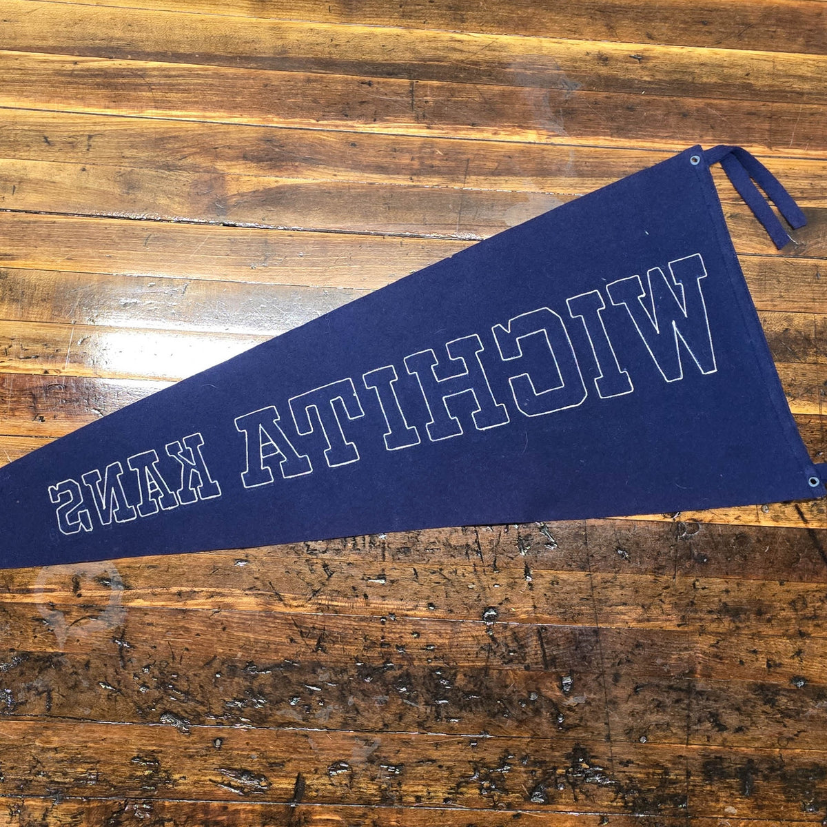 Vintage 1940s Wichita Kansas Pennant